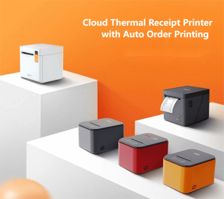 Cloud thermal receipt printers for auto order printing in retail and restaurants