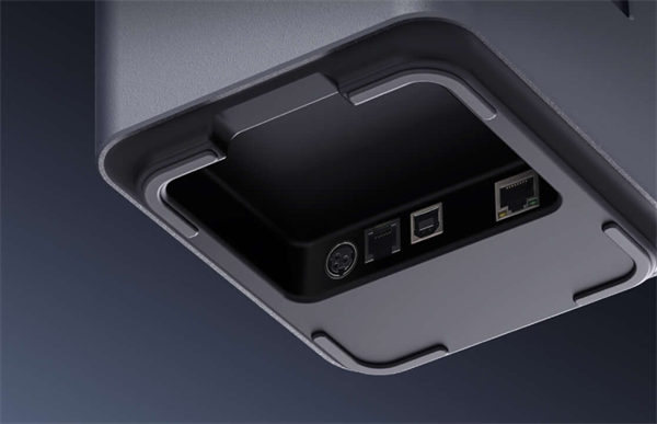 POS receipt printer connectivity ports including USB and Ethernet